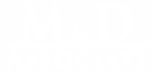logo m&d associati white
